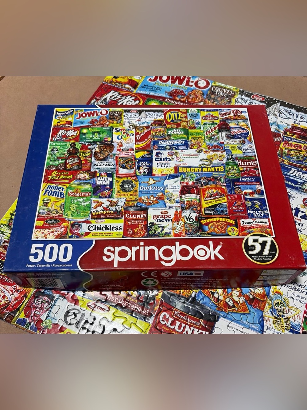 Springbok Looney Labels (2020) 500 piece puzzle